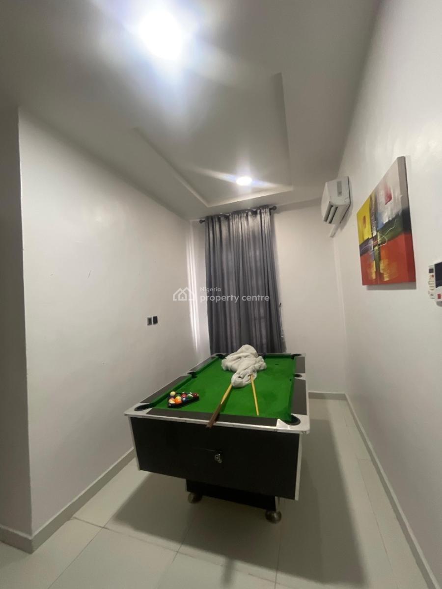 Fully Furnished 4 Bedroom Semi Detached Duplex with a Bq, Chevron, Lekki, Lagos, Semi-detached Duplex for Rent