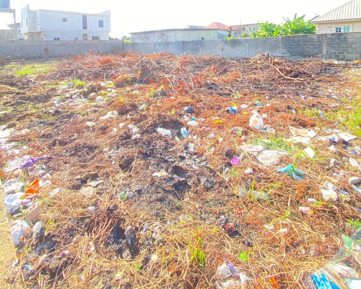 Half Plot of Fenced Dryland Measuring 350sqm, Temidayo Enclave Estate, Ogombo, Ajah, Lagos, Residential Land for Sale