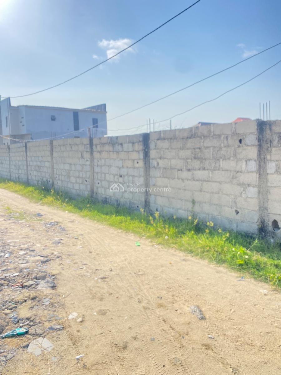 Half Plot of Fenced Dryland Measuring 350sqm, Temidayo Enclave Estate, Ogombo, Ajah, Lagos, Residential Land for Sale