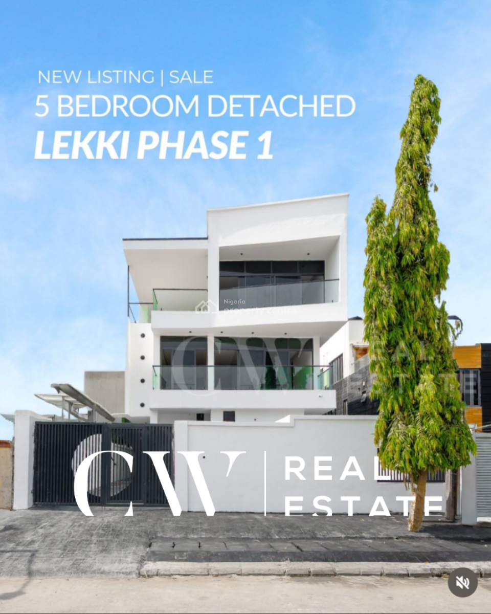 Luxury 5 Bedroom Detached Duplex in Lekki, Lekki Phase 1, Lekki, Lagos, Detached Duplex for Sale