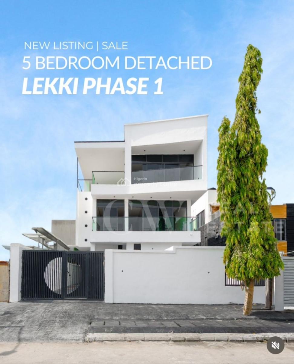 Luxury 5 Bedroom Detached Duplex in Lekki, Lekki Phase 1, Lekki, Lagos, Detached Duplex for Sale