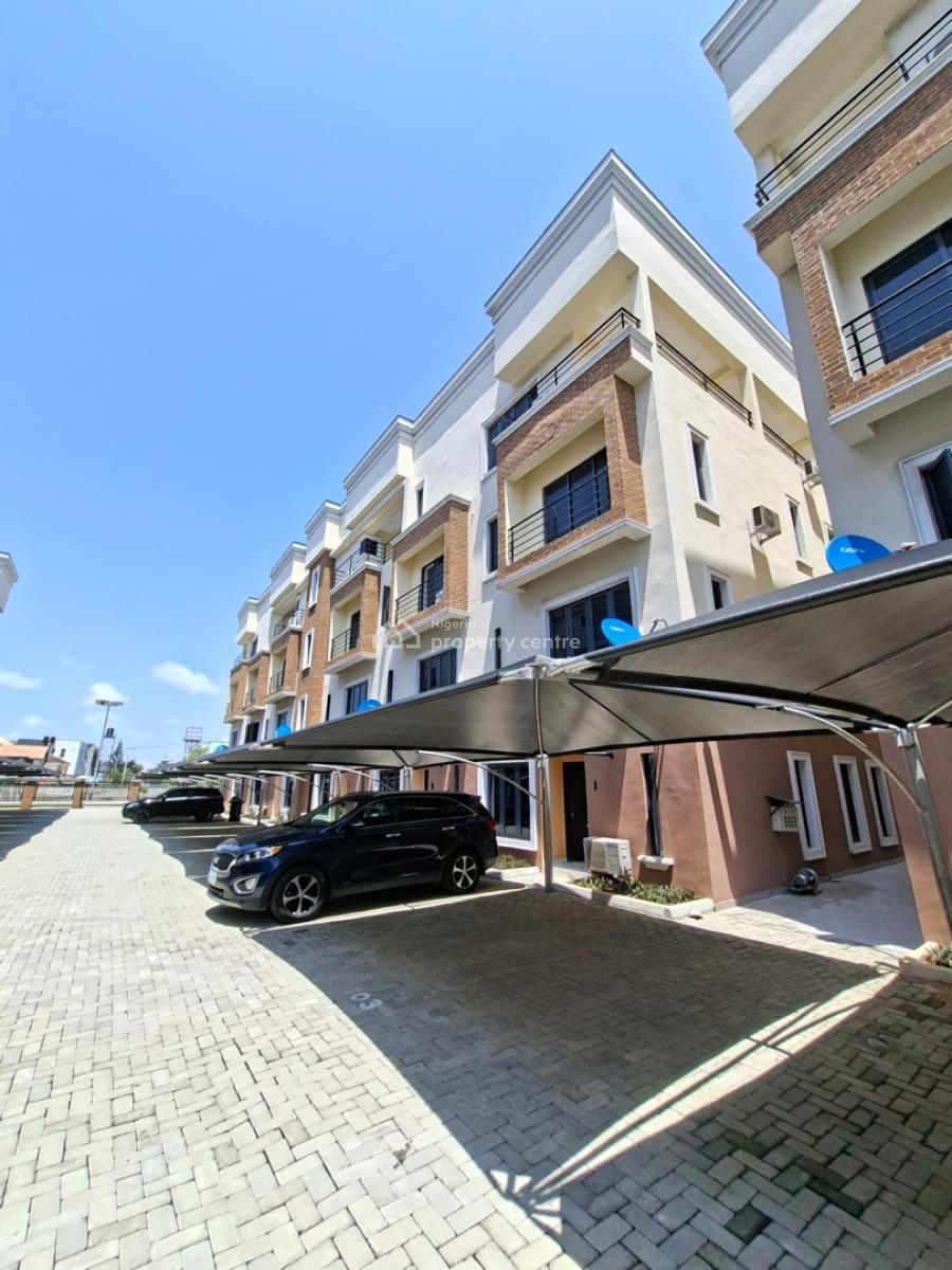 Fully Service 3bedroom Maissonette with Bq, Lekki Phase 1, Lekki, Lagos, House for Rent