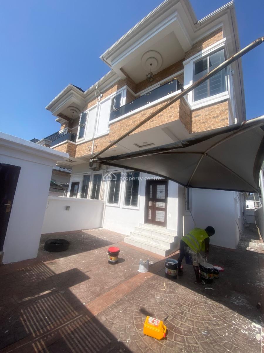 The Most Affordable 4 Bedroom Semi Detach Duplex with Bq Lekki Second, Oral Estate Lekki Second Toll Gate, Lekki, Lagos, Semi-detached Duplex for Rent