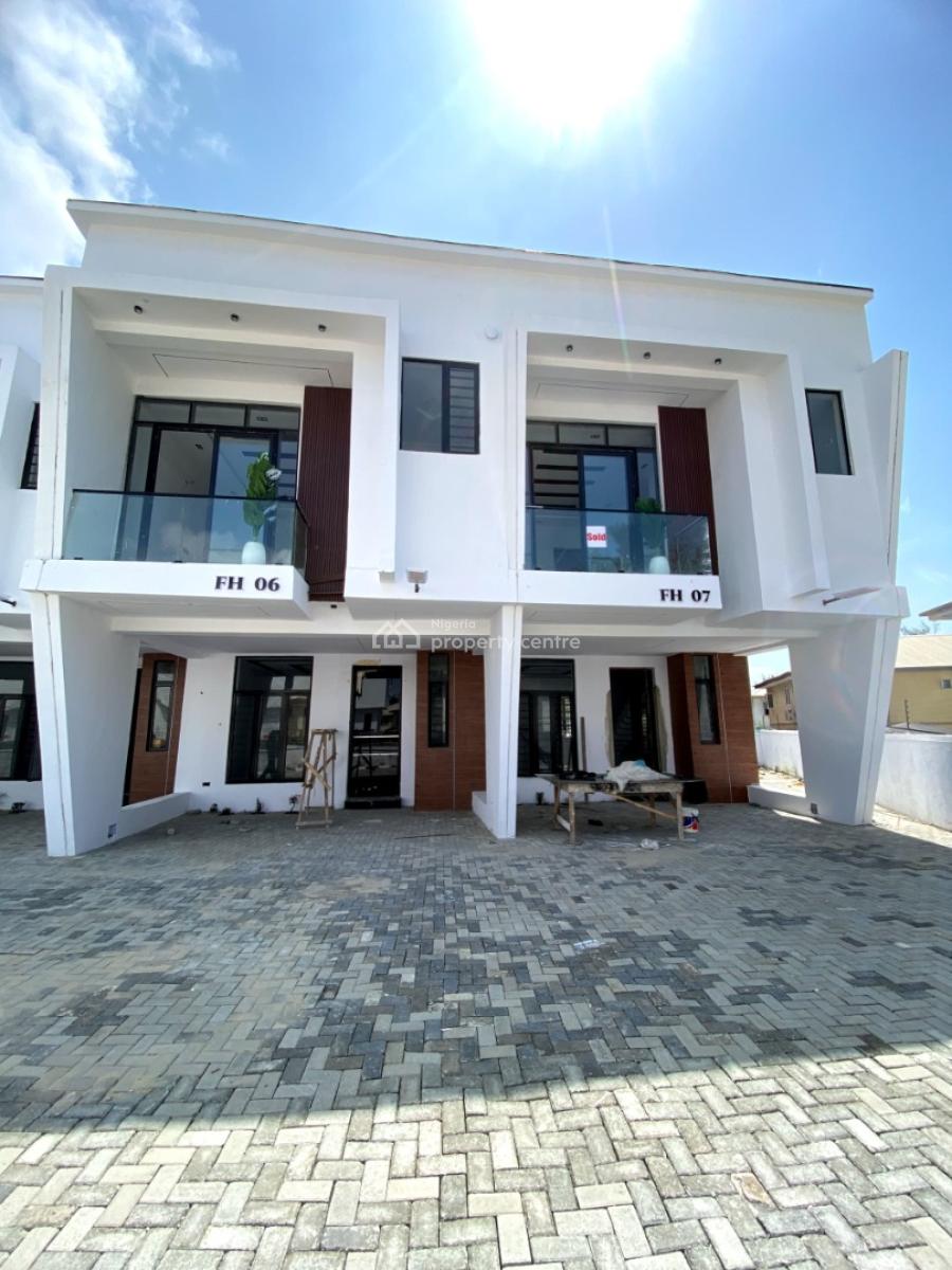 a Spacious 4-bedroom Terrace with Bq, Ikota, Lekki, Lagos, Terraced Duplex for Sale