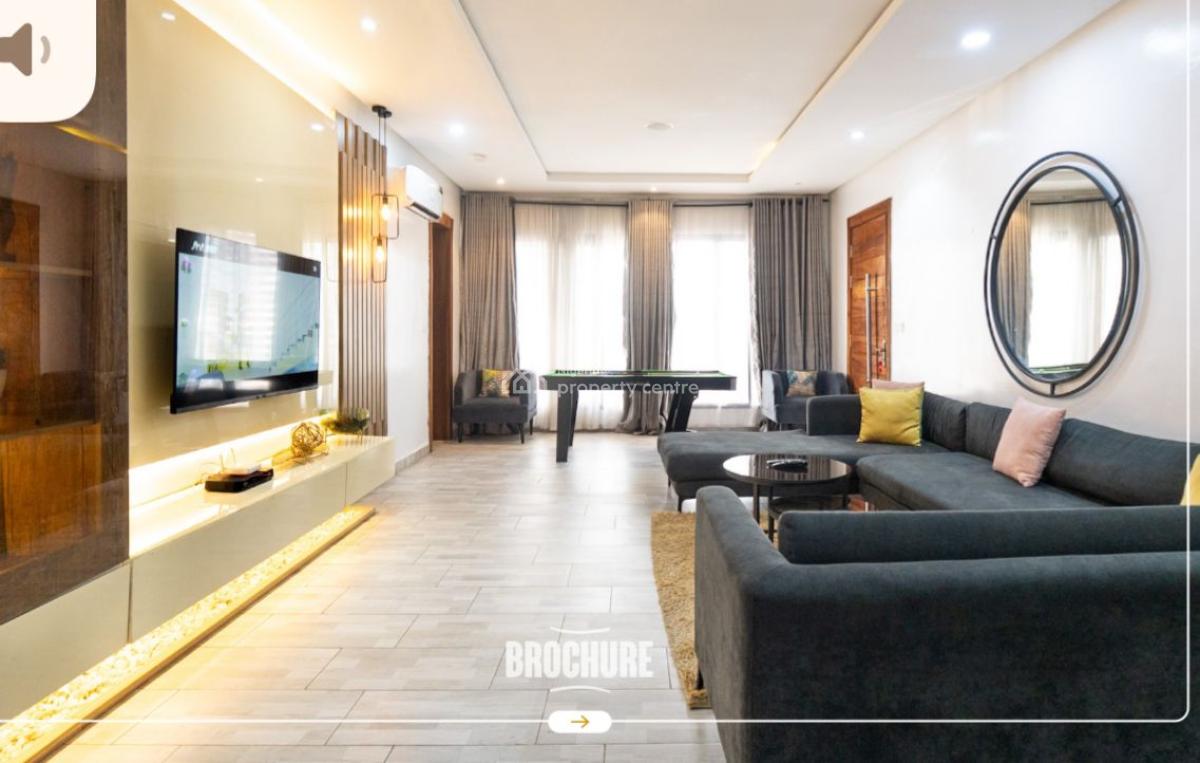 a Luxury Furnished 3-bedroom Apartment with Housekeeping and Snooker T, Lush Private Garden and Swimming Pool, Lekki Phase 1, Lekki, Lagos, Flat / Apartment Short Let