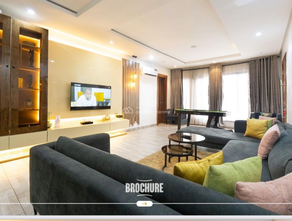 a Luxury Furnished 3-bedroom Apartment with Housekeeping and Snooker T, Lush Private Garden and Swimming Pool, Lekki Phase 1, Lekki, Lagos, Flat / Apartment Short Let