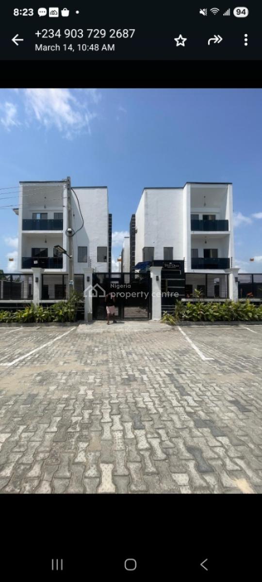 Elegant 3bedroom Terrace Duplex with a Bq, Ajah, Lagos, Terraced Duplex for Sale