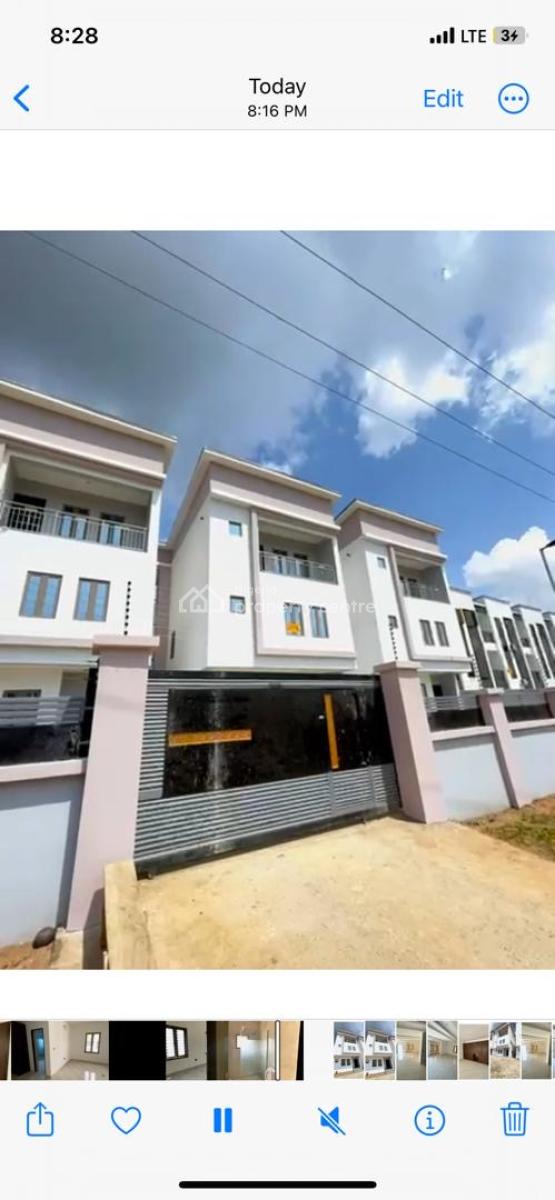 4bedroom Terrace Duplex +bq, Katampe, Abuja, House for Rent
