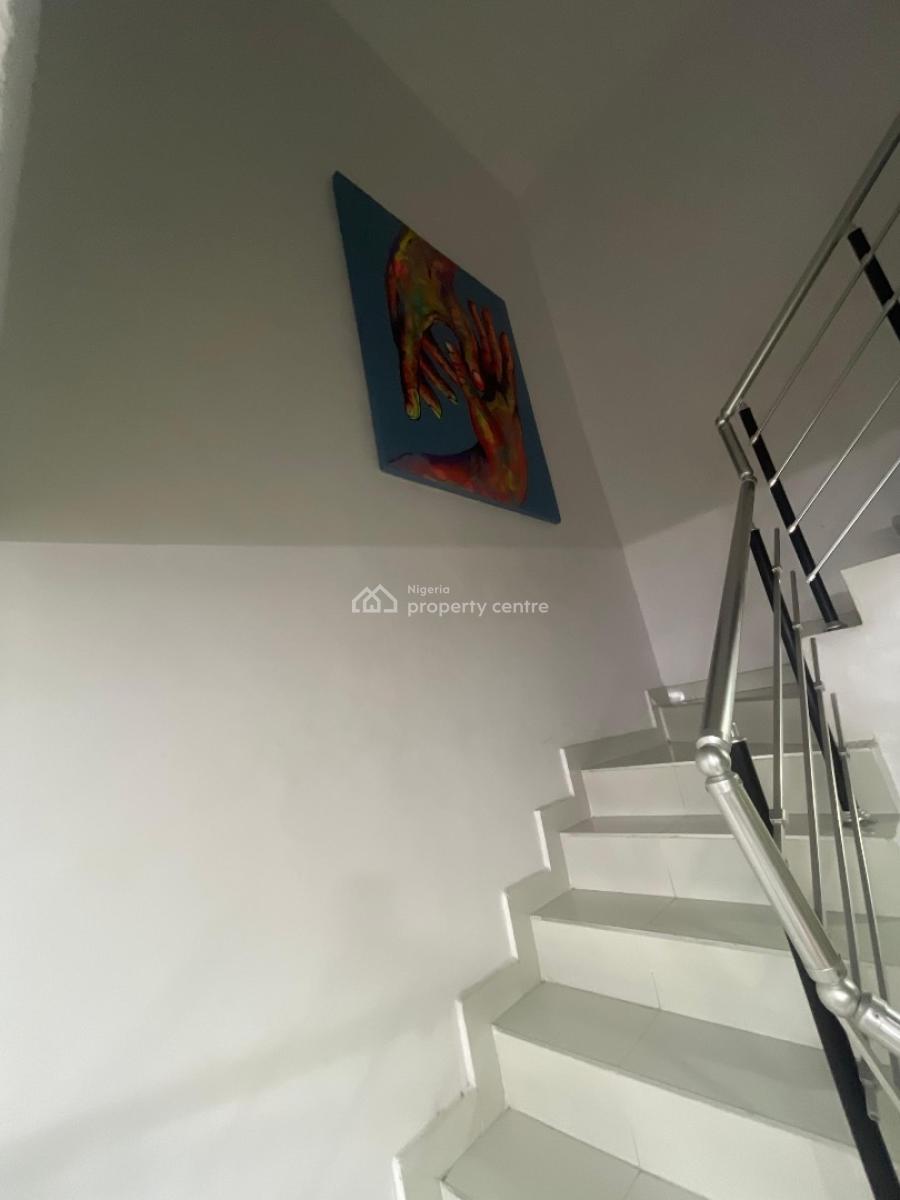Fully Furnished 4 Bedroom Semi Detached Duplex with a, Chevron, Lekki, Lagos, Semi-detached Duplex Short Let