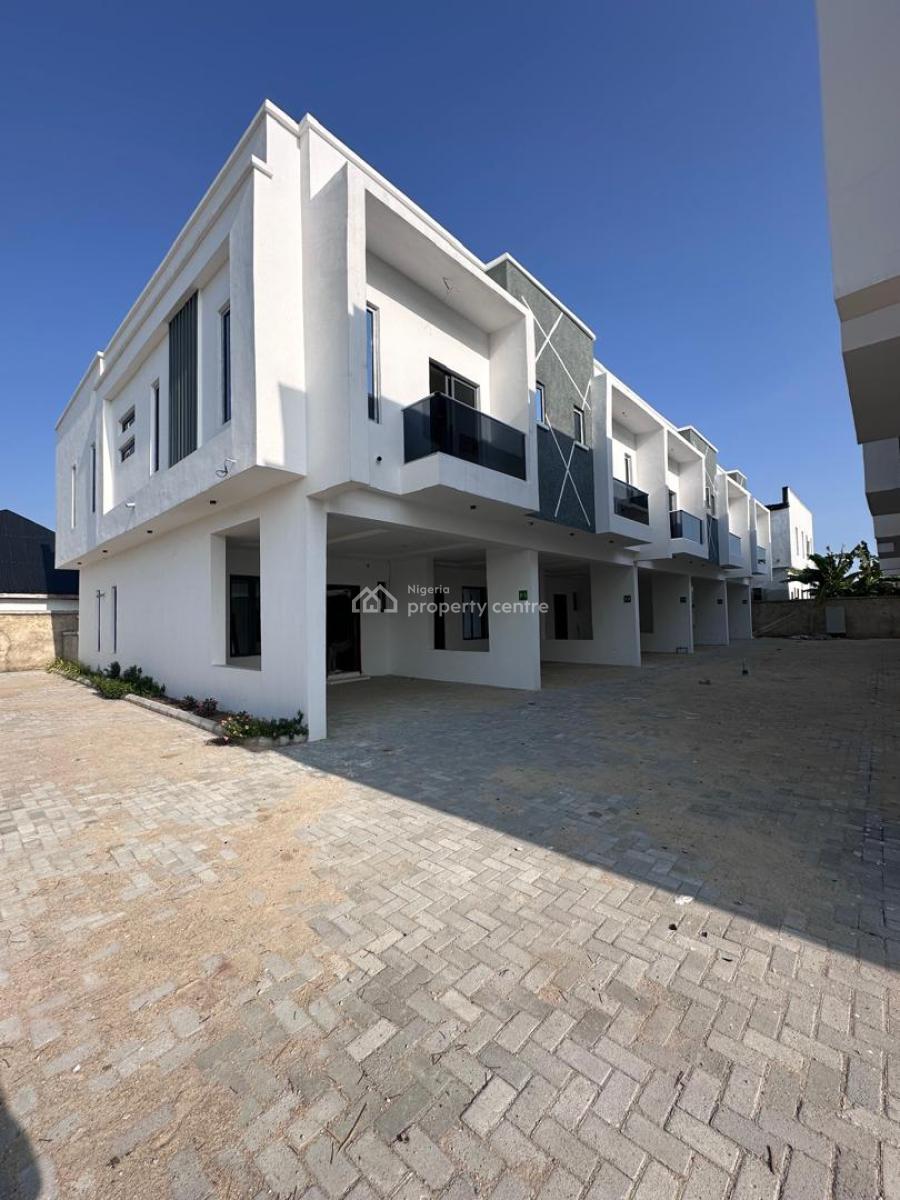4 Bedroom Terrace Duplex Plus Inverter and Solar Panels, Abraham Adesanya, Lekki Phase 2, Lekki, Lagos, Terraced Duplex for Sale