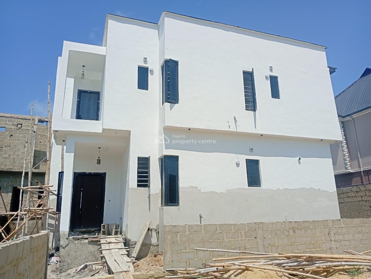 Brand New Luxury and Spacious 4 Bedroom Detached House, Peninsula Gardens Behind Blenco Supermarket, Opposite Skymall., Sangotedo, Ajah, Lagos, Detached Duplex for Sale