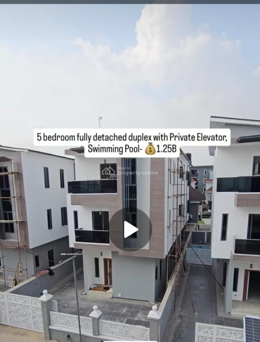 5 Bedroom Fully Detached Duplex with Bq, Swimming Pool and Elevator, Ikeja Gra, Ikeja, Lagos, Detached Duplex for Sale