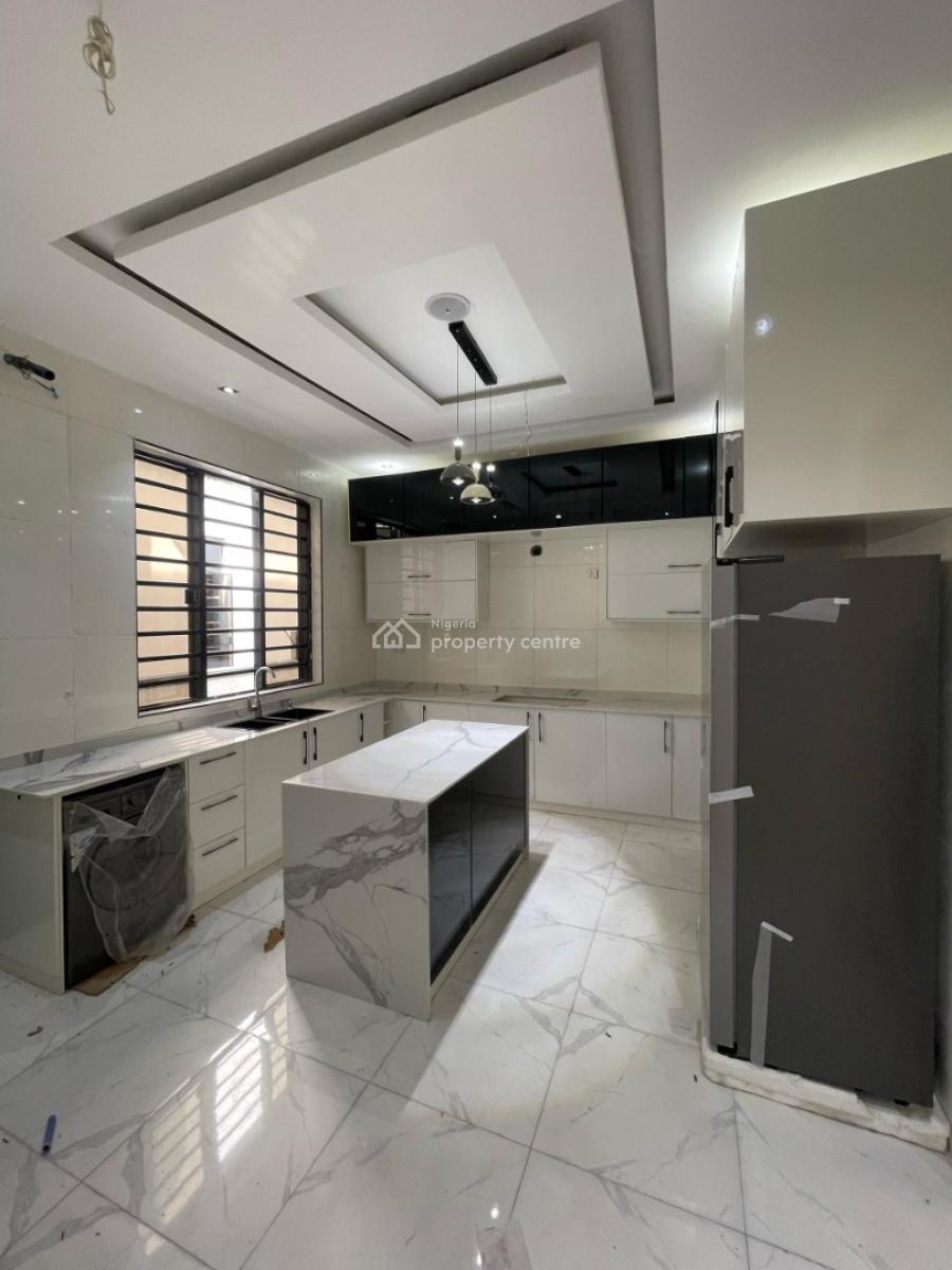 Spacious 5 Bedroom Fully Detached Duplex with Bq and Swimming Pool, Chevron, Lekki Phase 2, Lekki, Lagos, Detached Duplex for Sale