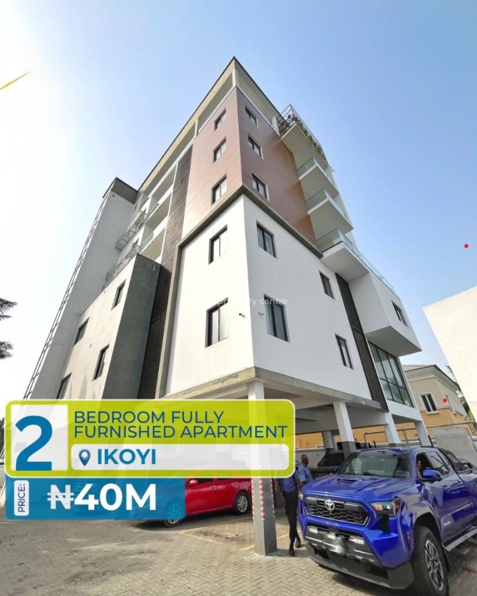 Fully Furnished 2 Bedroom Apartment with Gym and Elevator, Exquisite Well Furnished Apartment in a Serene Neighborhood, Ikoyi, Lagos, Flat / Apartment for Rent