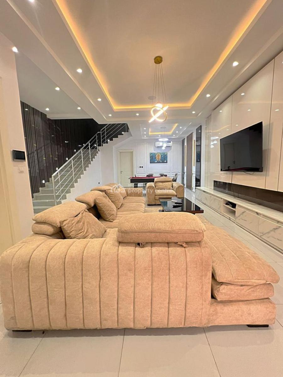 Luxury 4 Bedroom Waterfront, Lekki Phase 1, Lekki, Lagos, Terraced Duplex Short Let