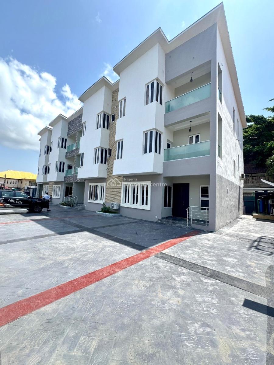 Fully Serviced with 24/7 Power: on 2 Floors with B Q, Lekki Phase 1, Lekki, Lagos, Terraced Duplex for Rent