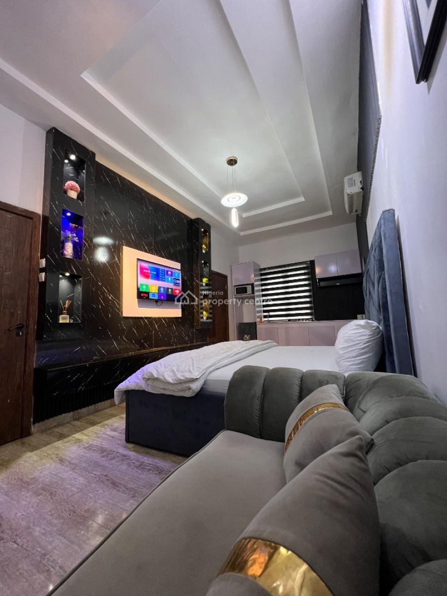 Stylish Fully Furnished Single Studio Room, Roxbury Estate Ikota Vgc, Lekki Phase 2, Lekki, Lagos, Self Contain (single Rooms) Short Let