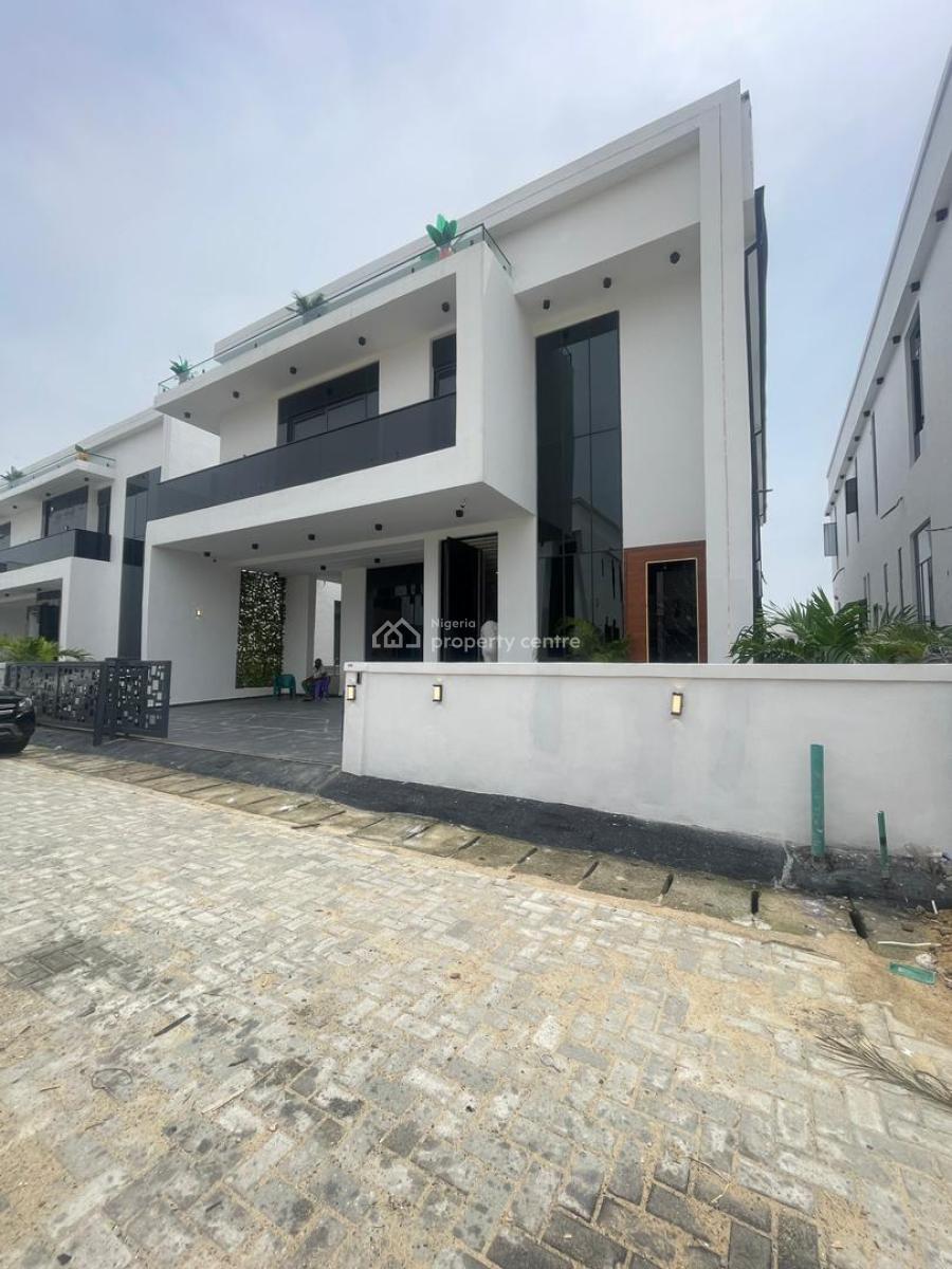 Gigantic Luxury Spacious 5 Bedroom Duplex + Bq, Cinema & Pool, Chevron Toll Gate, Lekki, Lagos, Detached Duplex for Sale