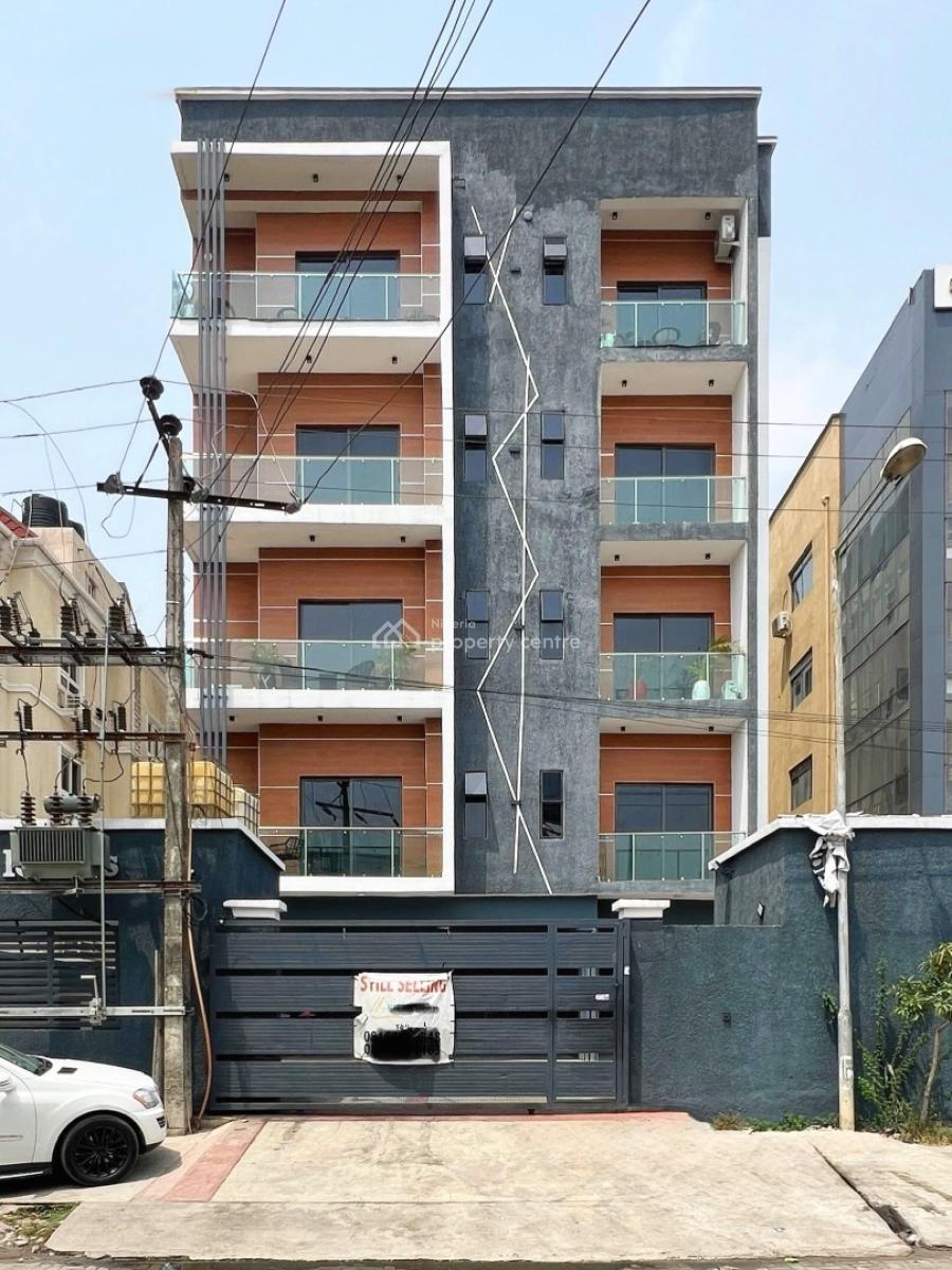 Fully Serviced 2 Bedroom Apartment with Elevator, Chevron, Lekki, Lagos, Block of Flats for Sale