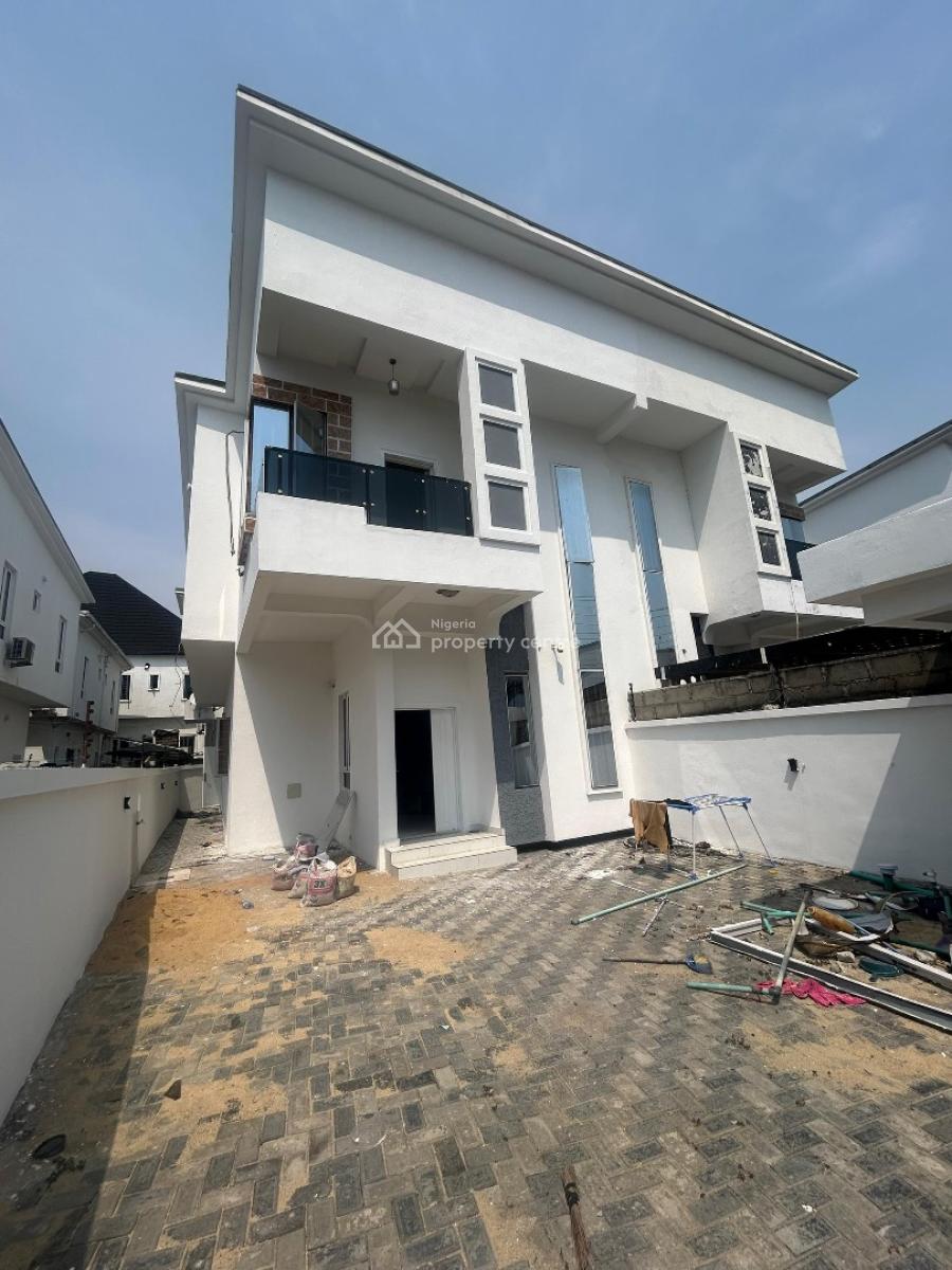 Tastefully Finished, Four (4) Bedroom Semi Detached Duplex with a Room, Osapa, Lekki, Lagos, Semi-detached Duplex for Rent