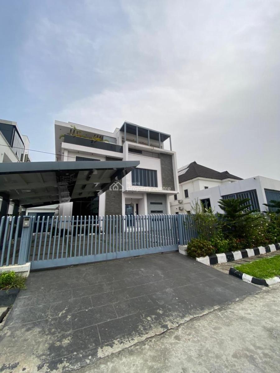 *fully Furnished Luxury 6bedroom  Detached Duplex Plus 2 Massive Bq, Pinnock Beach Estate, Osapa, Lekki, Lagos, Detached Duplex for Rent