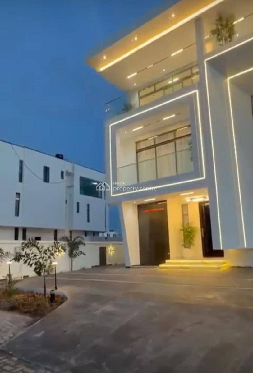 Ultra-luxury 5-bedroom Fully Detached Smart Duplex with Bq, Elevator, Lekki, Lagos, Detached Duplex for Sale