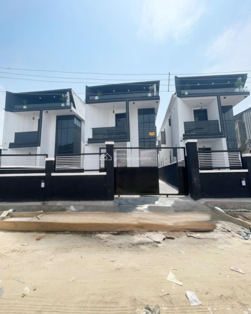 Contemporary 5 Bedroom Fully Detached Duplex with Bq, 5 Bedroom Duplex for Sale, Sangotedo, Ajah, Lagos, Detached Duplex for Sale