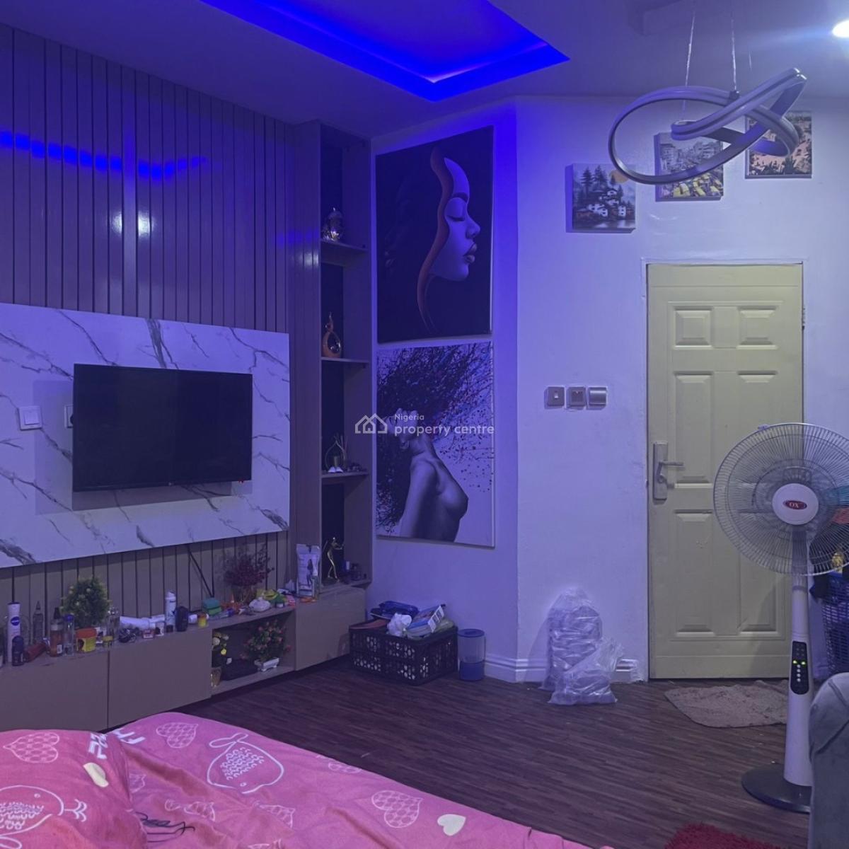 Spacious and Massive Semi Master Single Rm  in a Duplex Shared ( 9mont, Orchid Road Lekki Lagos, Lekki, Lagos, Self Contain (single Rooms) for Rent