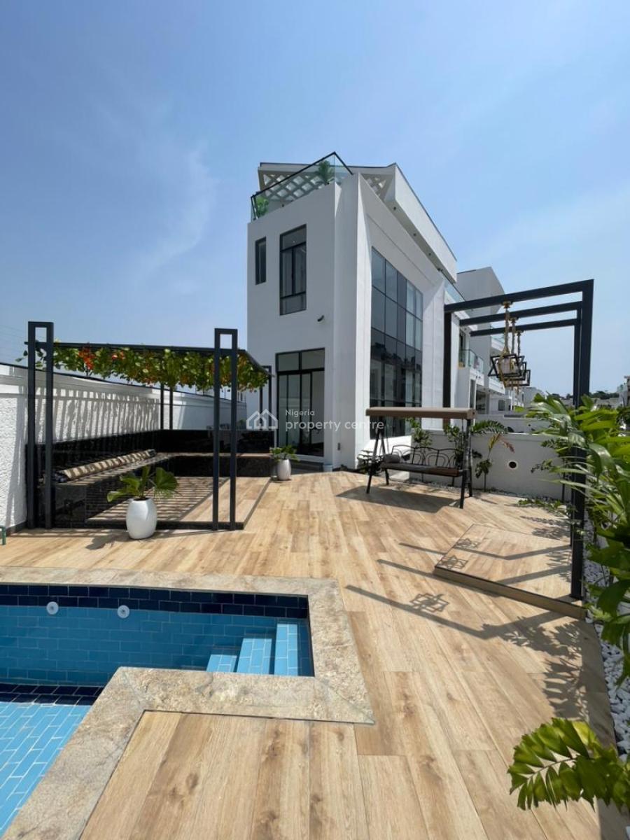Luxury 5bedroom Detached with Bq, Pool, Cinema, Gym, Rooftop, Office, Chevron, Lekki, Lagos, Detached Duplex for Sale