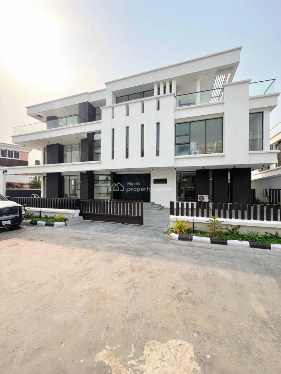 5 Bedroom Detached Duplex with Pool, Cinema, Open Roof & Bq, Contemporary Mansion in a Secured Estate with Exquisite Finishings, Osapa, Lekki, Lagos, Detached Duplex for Sale