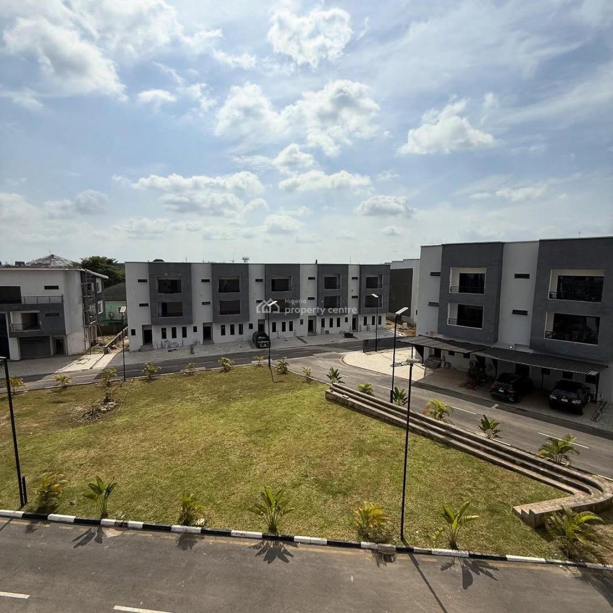 Luxury 4bedroom Terrace with a Bq, Semi Finish, Mabushi, Abuja, Terraced Duplex for Sale