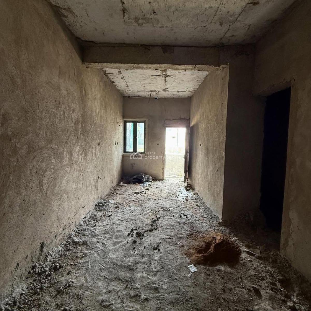 Luxury 4bedroom Terrace with a Bq, Semi Finish, Mabushi, Abuja, Terraced Duplex for Sale