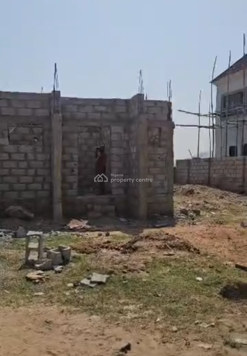4bedroom Fully Detached Duplex Carcass, Lugbe District, Abuja, Detached Duplex for Sale