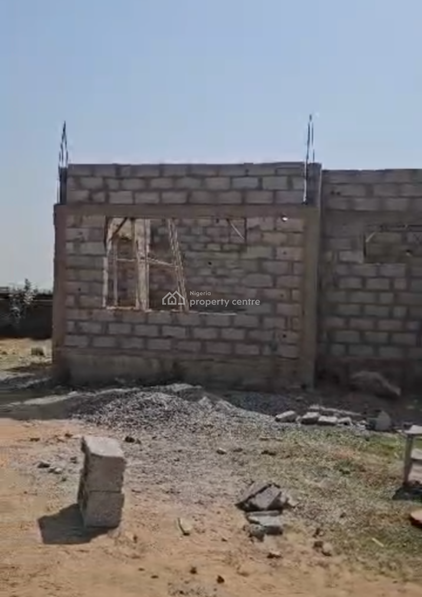 4bedroom Fully Detached Duplex Carcass, Lugbe District, Abuja, Detached Duplex for Sale