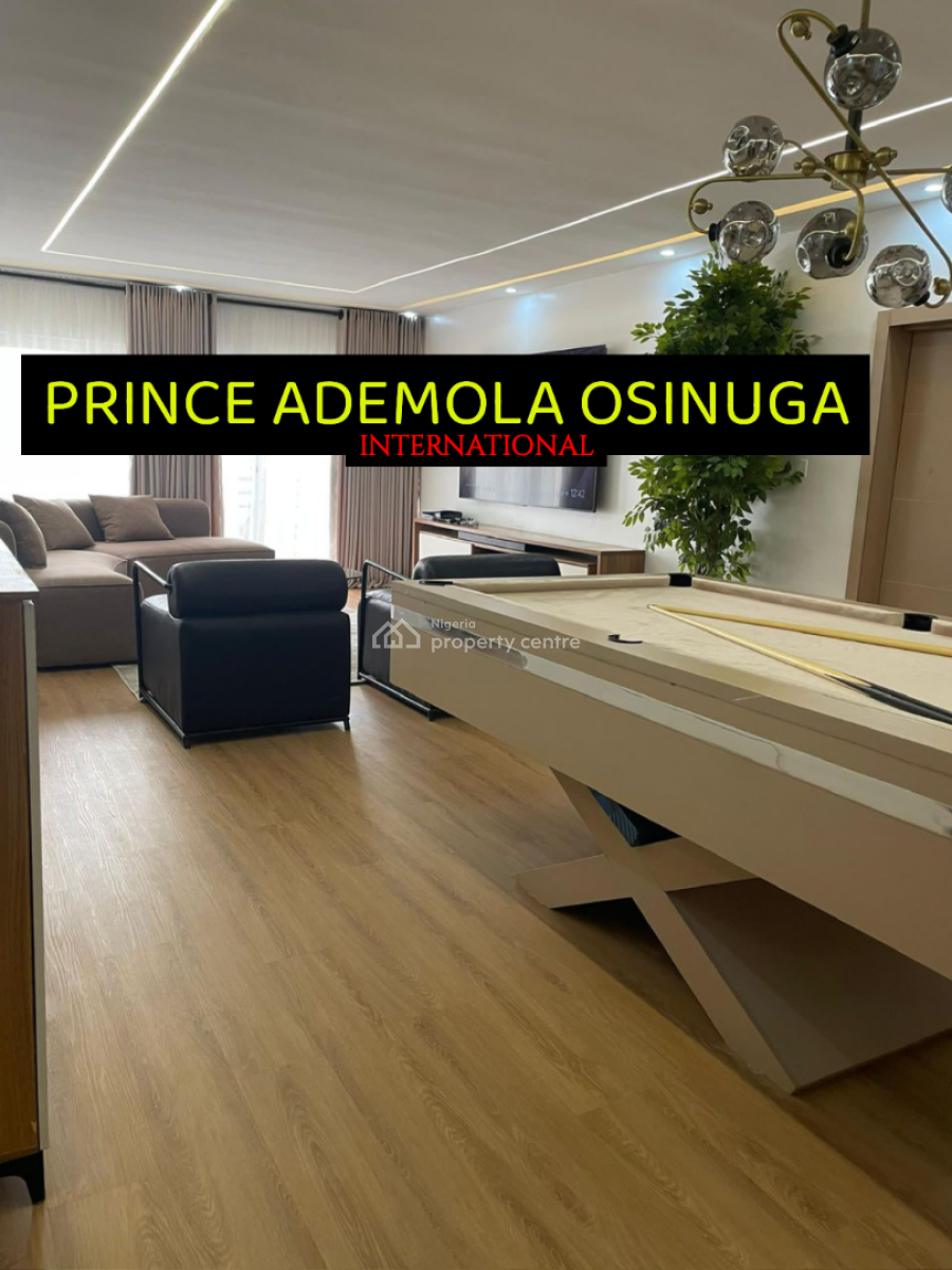 Furnished 3 Bedroom Apartment + Swimming Pool+elevator Etc, Off Awolowo Road Ikoyi, Falomo, Ikoyi, Lagos, Flat / Apartment for Rent