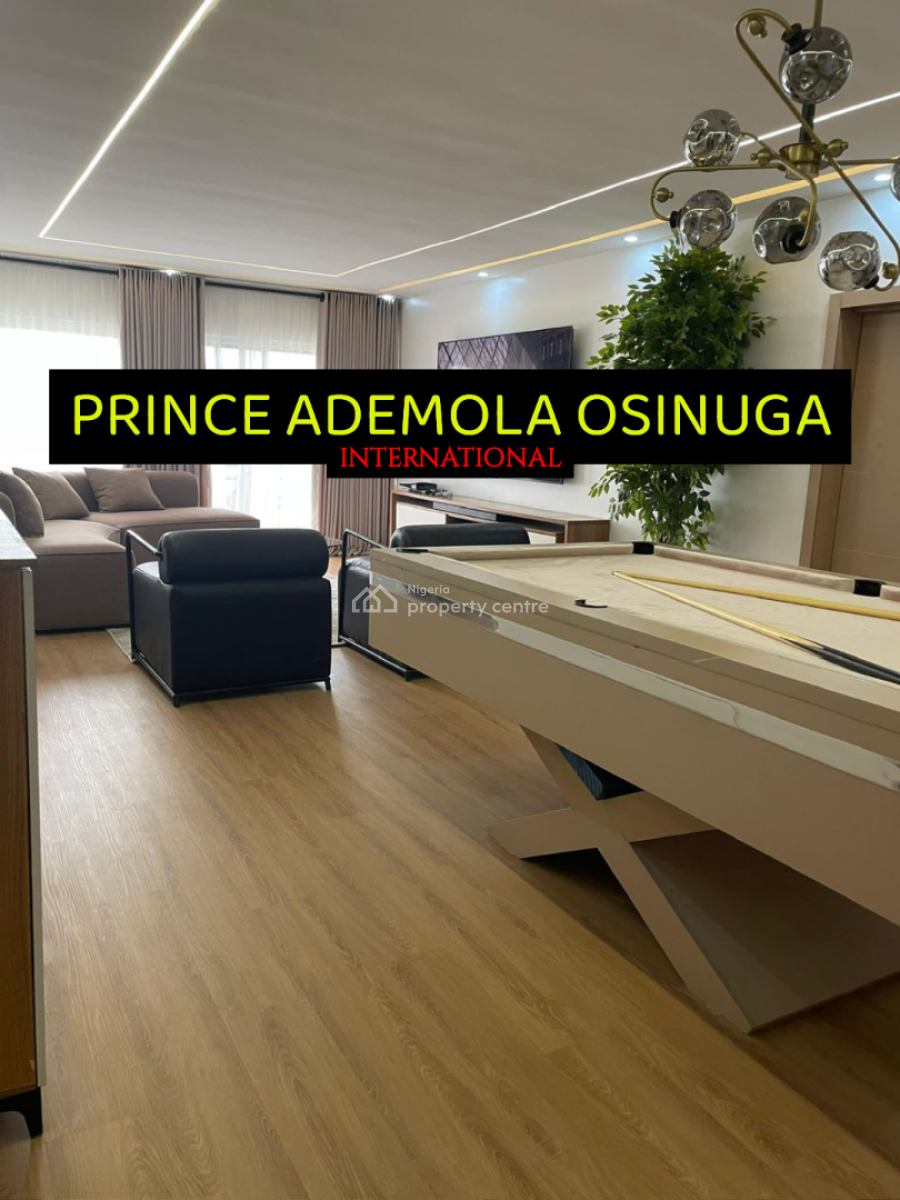 Furnished 3 Bedroom Apartment + Swimming Pool+elevator Etc, Off Awolowo Road Ikoyi, Falomo, Ikoyi, Lagos, Flat / Apartment for Rent