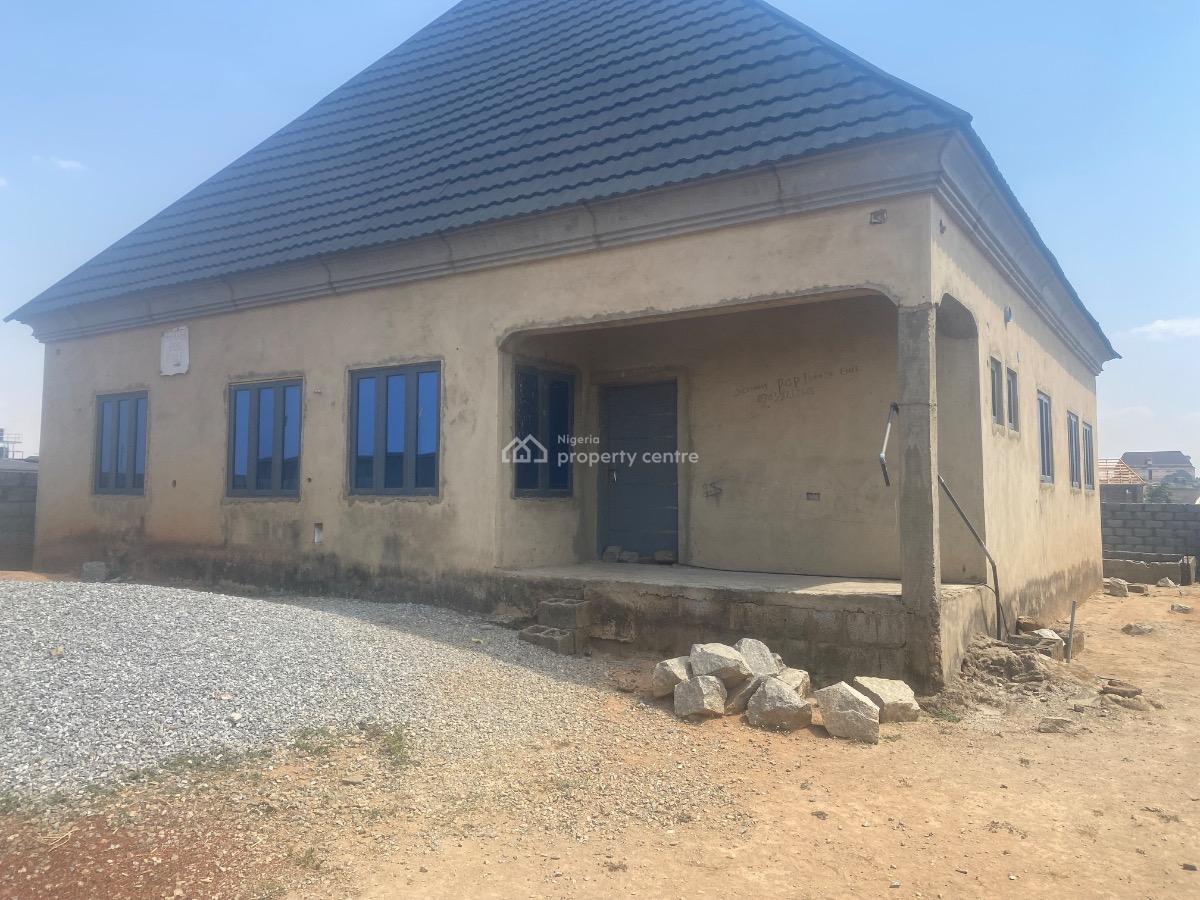 Newly Built 3 Bedroom Bungalow with Space for Bq, T Pumpy Estate, Behind Federal Housing Authority Abuja, Lugbe District, Abuja, Detached Bungalow for Sale