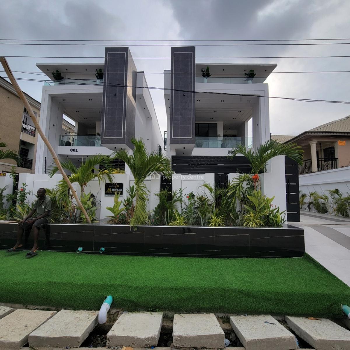 Awesome 5 Bedroom Duplex with a Bq and a Pool in an Estate, Ikota, Lekki, Lagos, Detached Duplex for Sale