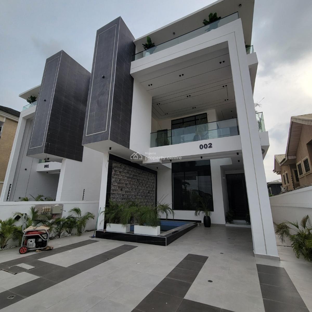 Awesome 5 Bedroom Duplex with a Bq and a Pool in an Estate, Ikota, Lekki, Lagos, Detached Duplex for Sale