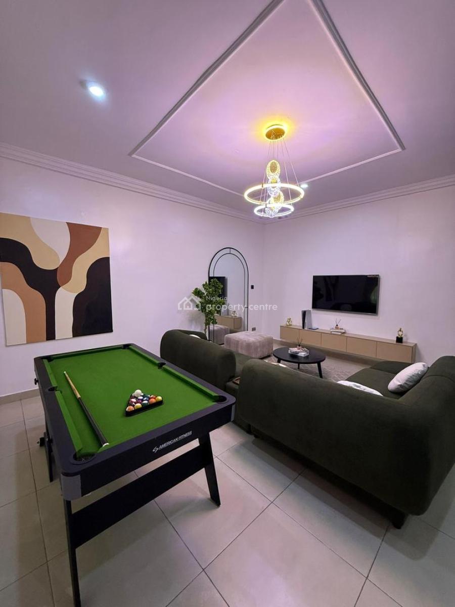 a Brand New Luxury 1 Bedroom with Balcony, Games, Ps5, Lekki Phase 1, Lekki, Lagos, Flat / Apartment Short Let