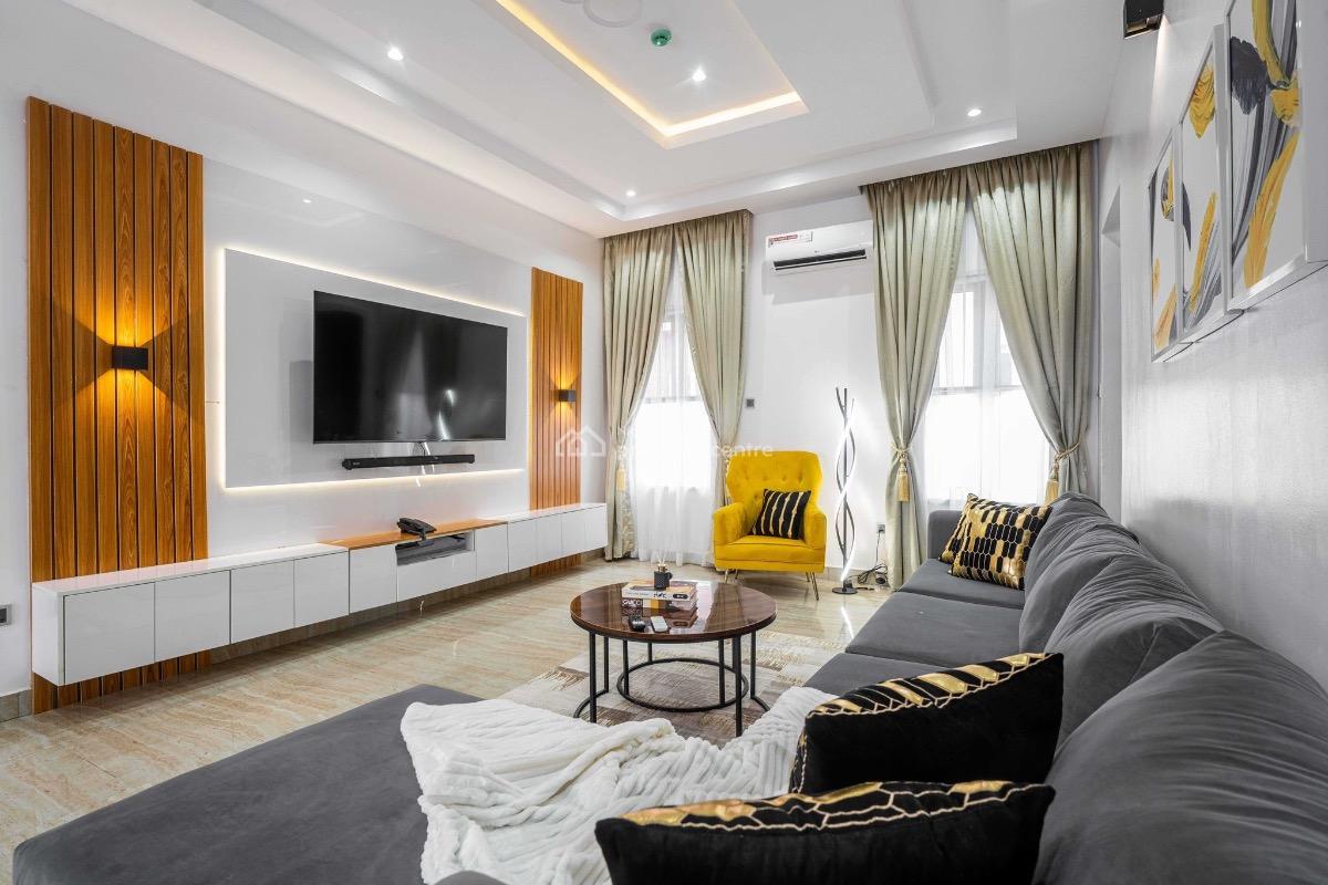 a Brand New Luxury 2 Bedroom with Balcony, Games, Ps5, Lekki Phase 1, Lekki, Lagos, Flat / Apartment Short Let