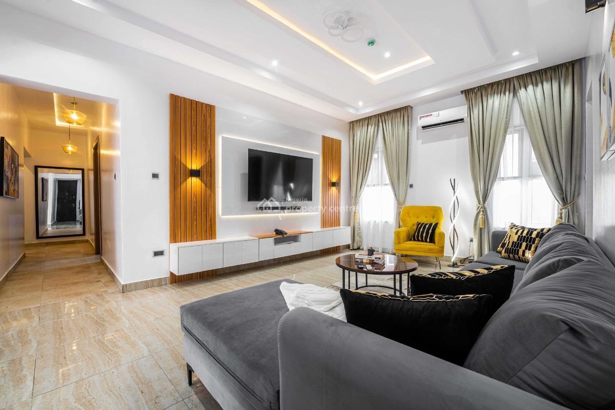 a Brand New Luxury 2 Bedroom with Balcony, Games, Ps5, Lekki Phase 1, Lekki, Lagos, Flat / Apartment Short Let