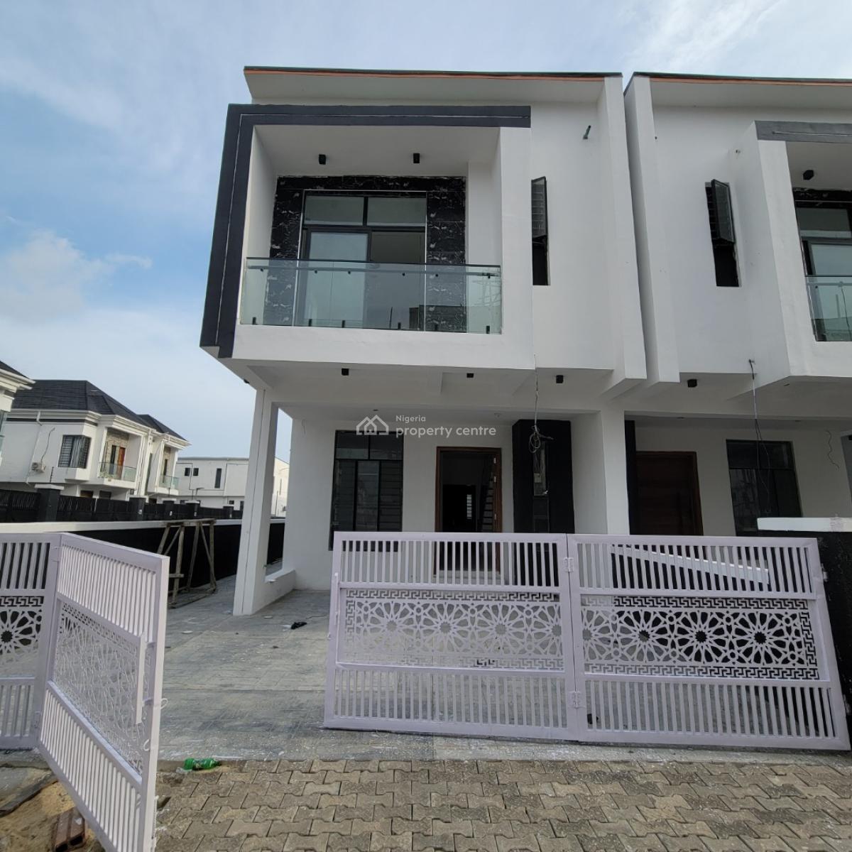 Excellent 4bedroom Semi Detached Duplex with a Bq and a Pool, Ikota, Lekki, Lagos, Semi-detached Duplex for Sale