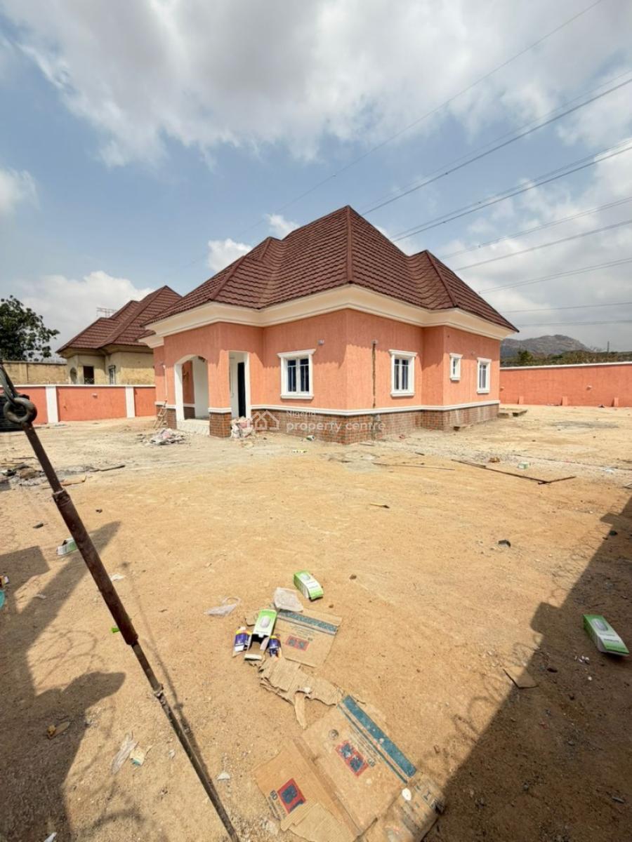 Well Built 3 Bedroom Bungalowwith Space for Bq, Kubwa, Abuja, Detached Bungalow for Sale
