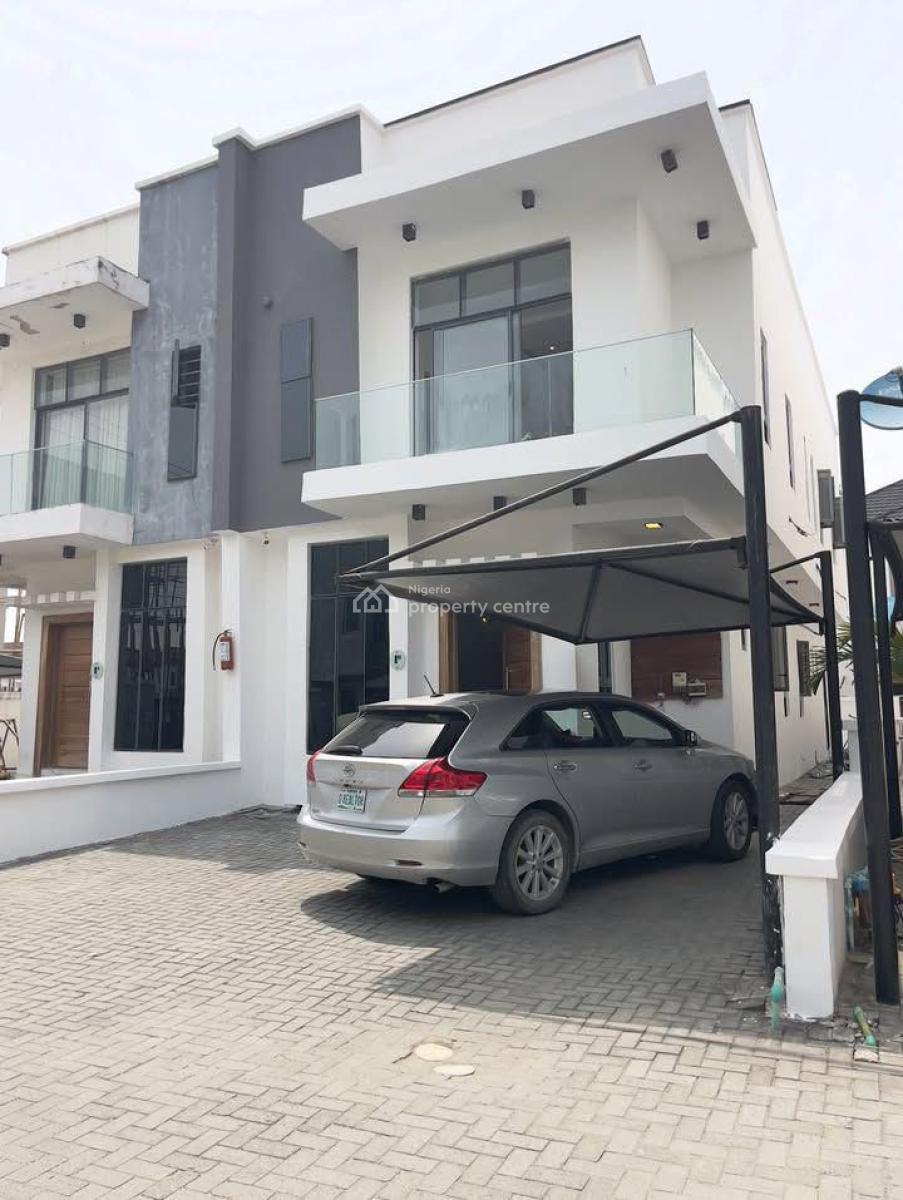 4 Bedroom Semi Detached with a Bq, Osapa, Lekki, Lagos, House for Rent