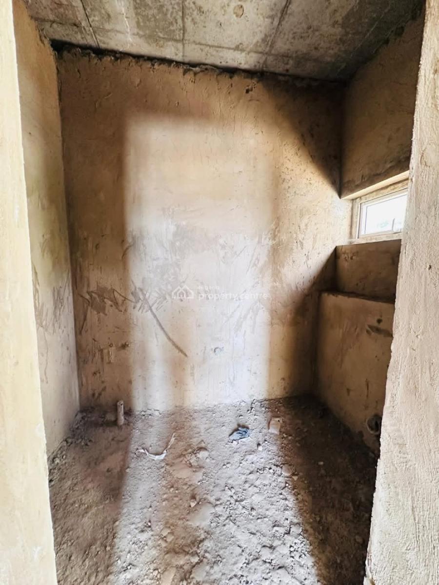 5 Bedrooms Semi Finished Detached Duplex,bq,elevator Shaft in an Est, in a Secured and Serviced Mini Estate, Kado, Abuja, Detached Duplex for Sale