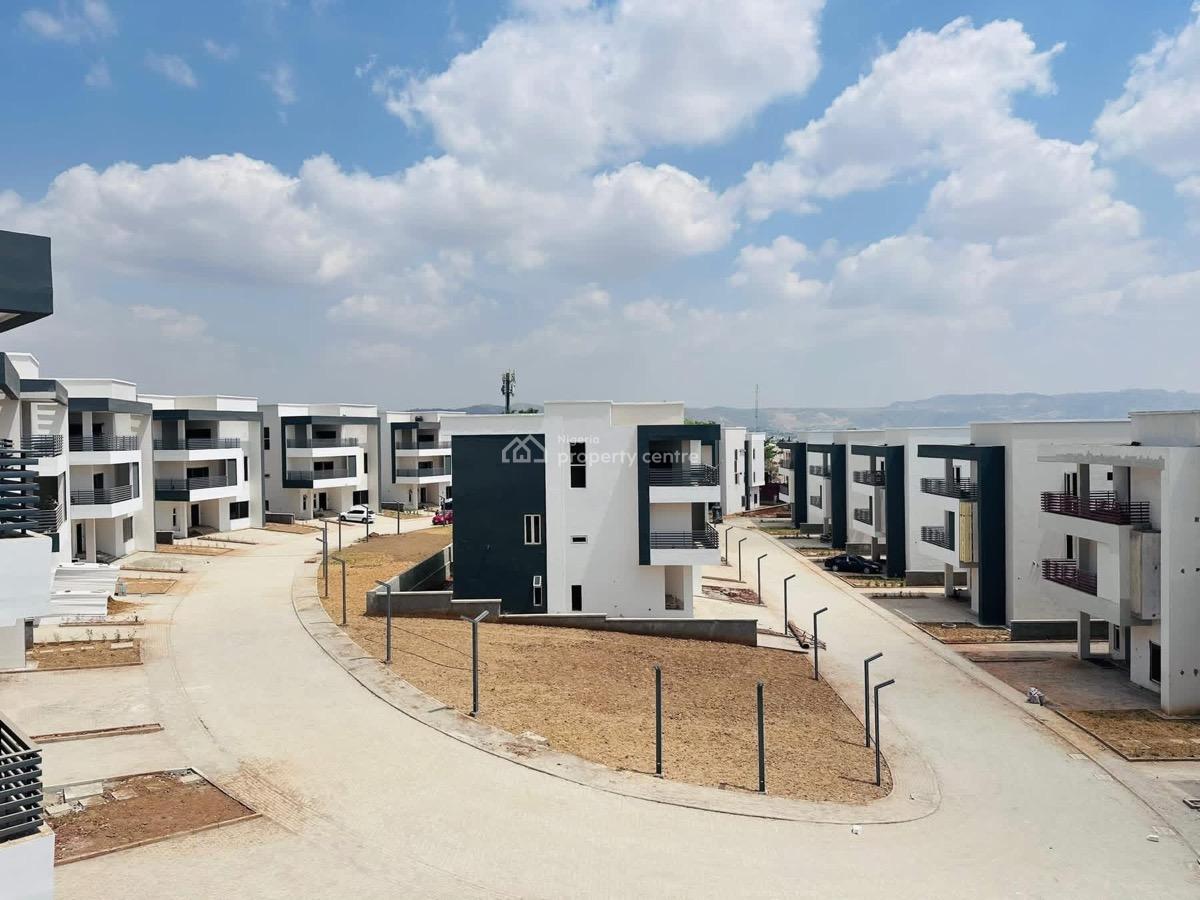 5 Bedrooms Semi Finished Detached Duplex,bq,elevator Shaft in an Est, in a Secured and Serviced Mini Estate, Kado, Abuja, Detached Duplex for Sale