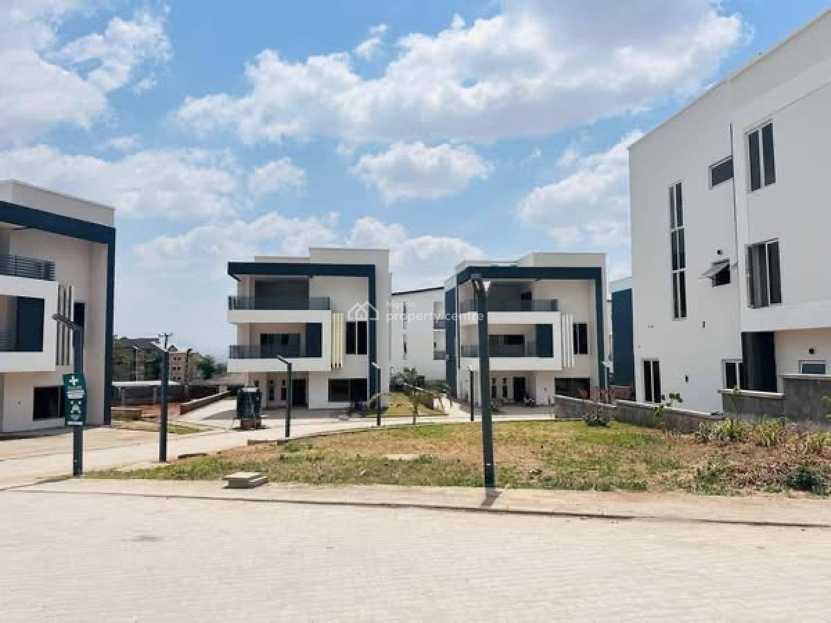 5 Bedrooms Semi Finished Detached Duplex,bq,elevator Shaft in an Est, in a Secured and Serviced Mini Estate, Kado, Abuja, Detached Duplex for Sale