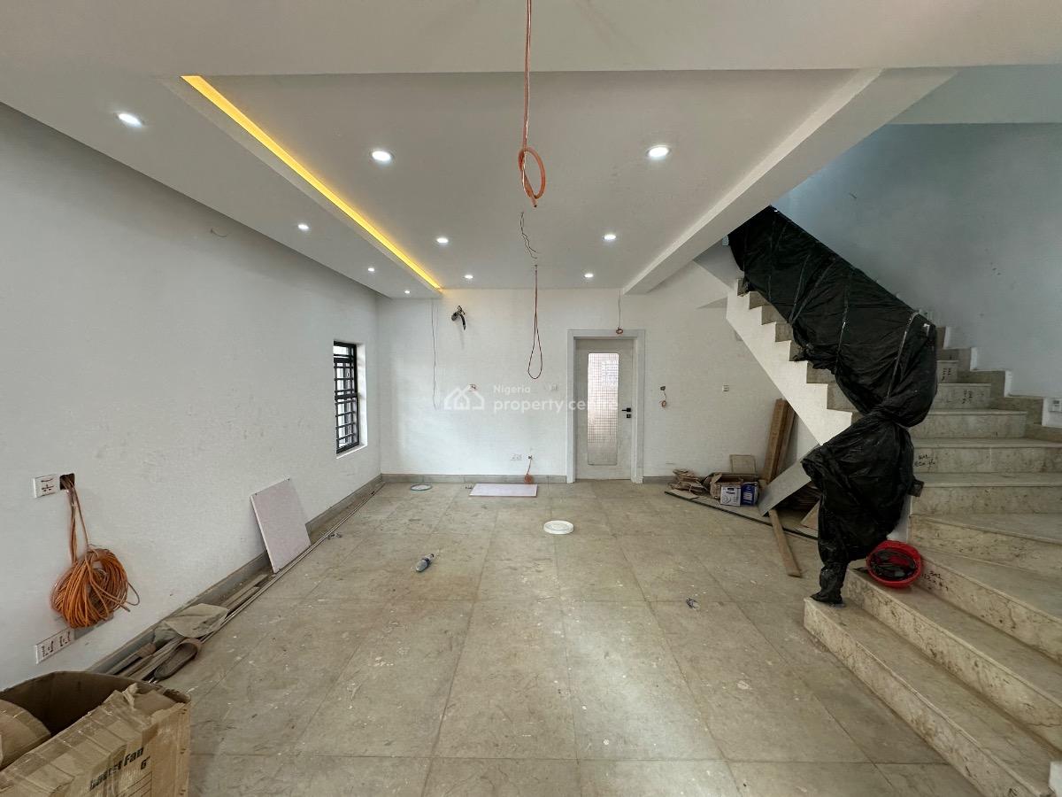 Brown New 4 Bedroom Gated Semi Detached Duplex with Bq, Serene Environment, Guzape District, Abuja, Semi-detached Duplex for Sale