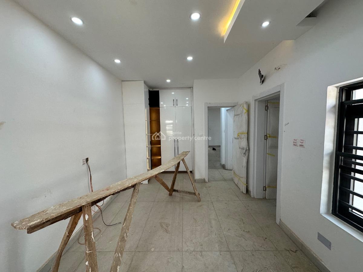 Brown New 4 Bedroom Gated Semi Detached Duplex with Bq, Serene Environment, Guzape District, Abuja, Semi-detached Duplex for Sale